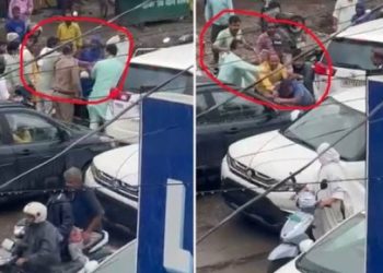 बड़ी खबर: कैबिनेट मंत्री को आया गुस्सा सड़क पर मारपीट का वीडियो वायरल