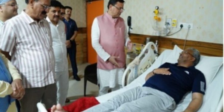 बड़ी खबर:पूर्व मुख्यमंत्री सिंह त्रिवेंद्र रावत अस्पताल में भर्ती