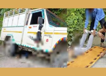 दर्दनाक  :  हादसे में स्कूटी  सवार दो युवकों की हुई मौत