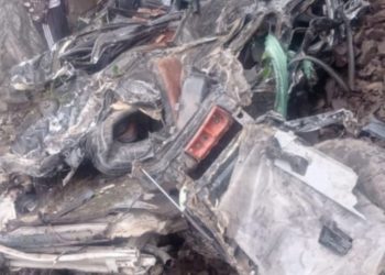 हादसाः  मसूरी मार्ग पर गहरी खाई में टाटा सफारी गिरी दो लोगो की मौत एक घायल