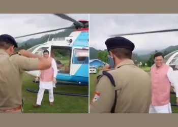 लापरवाही  : मुख्यमंत्री को नियमों के मुताबिक सैल्यूट न करने पर पुलिस अधिकारी पर एक्शन, किया ट्रांसफर…….