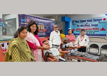 सराहनीय : बैंक ऑफ इंडिया ने 118 वें स्थापना दिवस पर किया  52 यूनिट रक्तदान