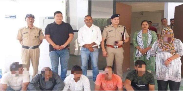 भंडाफोड़ : ह्यूमन ट्रैफिकिंग गैंग लीडर सहित छह गिरफ्तार, तलाश जारी……
