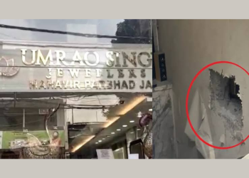 वारदात : सेंघ लगाकर ज्वेलरी शोरूम से 25 करोड़ का सोना और हीरे उडाए……