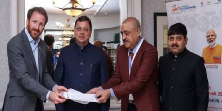 आगाज़ : सीएम धामी ने Poma Group के साथ 2 हजार करोड़ रुपए का‌ MOU करके किया श्री गणेश……..