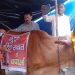 राजनीति: भाजपा की प्रेसवार्ता मे गाय के गले मे बैनर, लिखा मुझे ‘हरीश रावत से बचाओ’