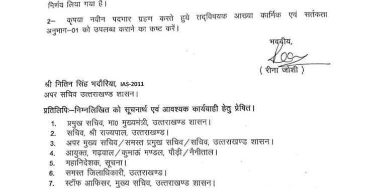 फेरबदल : इस जिले के जिला अधिकारी बदले गए, यह बने नए डीएम