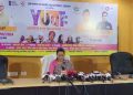 युवा महोत्सव : दो बार कार्यक्रम स्थगित कर आज पत्रकार वार्ता में अकेले पहुंची मत्री रेखा आर्य
