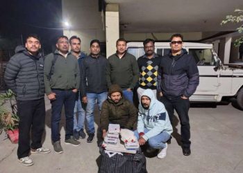 धरपकड़ : एसटीएफ ने दो साइबर ठगों को किया गिरफ्तार, कई लैपटॉप और सिम कार्ड बरामद