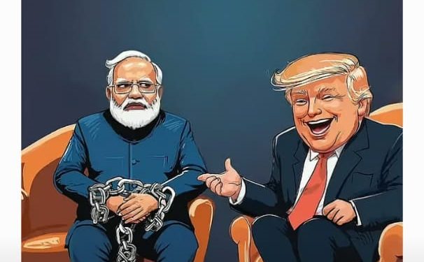 मनमानी : बेड़ियों में जकड़े मोदी और ट्रंप का कार्टून छापकर बंद हुई यह पत्रिका, ‘प्रेस फ्रीडम’ का दम दिखा चुके हैं यह पत्रकार 
