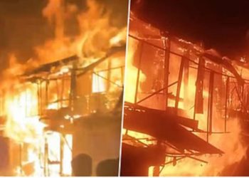 दुखद : देर रात नैनीताल में भीषण अग्निकांड, पांच दुकानें और कई मकान जलकर राख