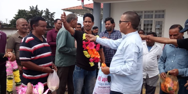 ग्राम पंचायत जाखणी से निर्विरोध चुने गए उत्तम सिंह