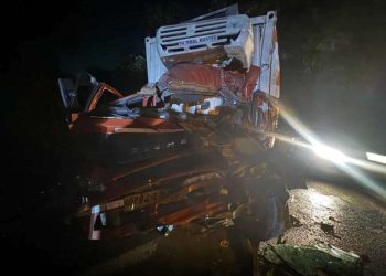 दुखद : यहां दुग्ध वाहन और ट्रॉले की भीषण टक्कर, एक की मौत