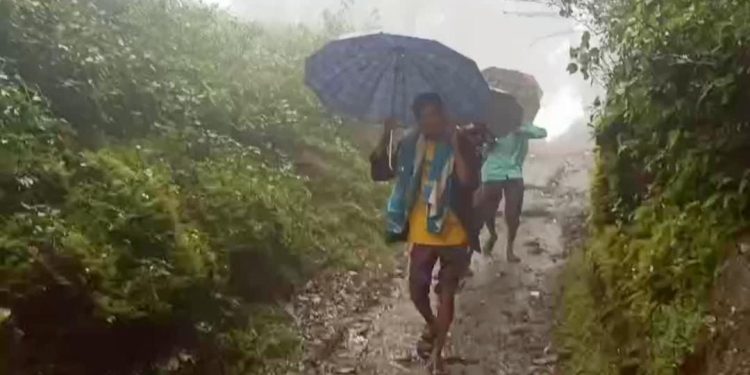 दुखद : सीएम धामी की विधानसभा मे विकास के दावे की पोल खोलती यह तस्वीर