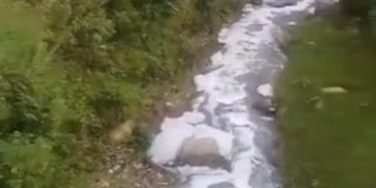 वीडियो : यहां नदी में बहाया सैकड़ो लीटर विषैला पदार्थ, ग्रामीणों की जान को खतरा
