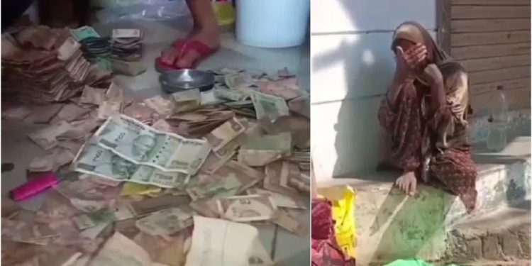 गजब : इस महिला भिखारी के पास मिले लाखों रूपए, पब्लिक भी हैरान