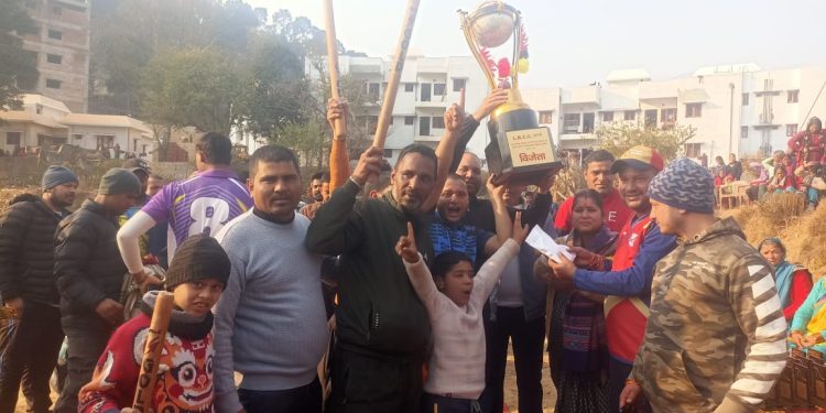 गुड न्यूज : शहीद प्रमोद जगवाण क्रिकेट प्रतियोगिता में मयाली की टीम विजेता
