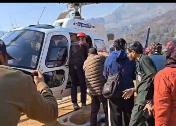 रूद्रप्रयाग : शिक्षक को विद्यालय मे पड़ा ब्रेन स्ट्रोक, एयर लिफ्ट कर पहुंचाया एम्स