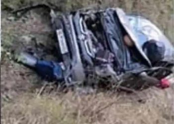 दुखद : बारात में शामिल होने आई कर दुर्घटनाग्रस्त, 11 माह के मासूम सहित तीन की मौत