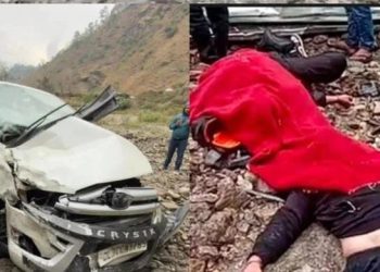 दुखद : यहां सड़क हादसे मे तीन युवकों की दर्दनाक मौत