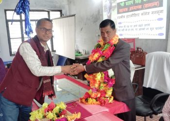 34 वर्ष 7 माह 9 दिन की सेवा देने के बाद सेवानिवृत्त हुए अध्यापक प्रताप सिंह धर्मवाण