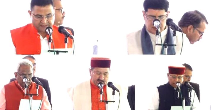 ब्रेकिंग : धामी कैबिनेट विस्तार, इन विधायकों ने ली कैबिनेट मंत्री पद की शपथ