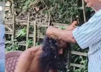 पश्चिम बंगाल चुनाव : 15 साल बाद कराया मुंडन, प्रण था कि जब तक ममता बनर्जी सरकार नहीं जाएगी तब तक नहीं कटवाऊंगा बाल