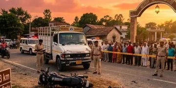 दुखद : यहां ट्रक की टक्कर में दो बाइक सवार दोस्तों की दर्दनाक मौत