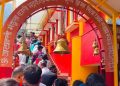 आस्था : धारी देवी मंदिर में आस्था का सैलाब, भीड़ प्रबंधन में जुटी पुलिस