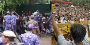ब्रेकिंग दिल्ली : कॉकरोच जनता पार्टी के संसद मार्च के दौरान जंतर-मंतर पर लाठीचार्ज, 5 मेट्रो स्टेशन बंद