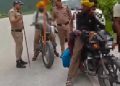 कार्यवाही : अवैध मल्टी हूटर लगी बाइक पर पुलिस का शिकंजा, मौके पर उतरवाया हूटर