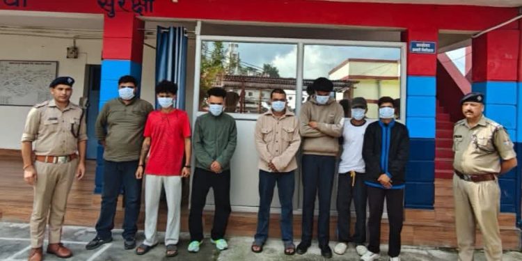 छात्रसंघ चुनाव : रंजिश में हंगामा, पुलिस ने 7 युवकों को दबोचा