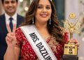 गुड न्यूज : अंजू सती ने दिल्ली में जीता मिसेज डैजलिंग अवार्ड, पहाड़ी परिधान में बिखेरा जलवा
