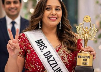 गुड न्यूज : अंजू सती ने दिल्ली में जीता मिसेज डैजलिंग अवार्ड, पहाड़ी परिधान में बिखेरा जलवा