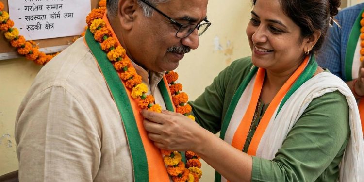 हरिद्वार : भाजपा को बड़ा झटका, दर्जनों कार्यकर्ता कांग्रेस में शामिल