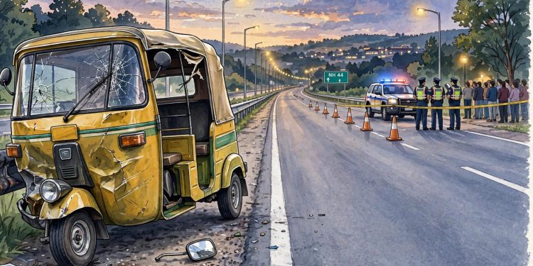 दुखद : हाईवे पर दिल दहला देने वाला हादसा, ऑटो-टाटा 407 की भिड़ंत में 3 की मौत